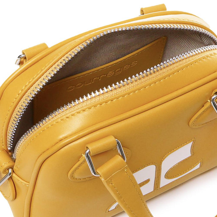 courreges Signature Mini Crossbody Bag Black