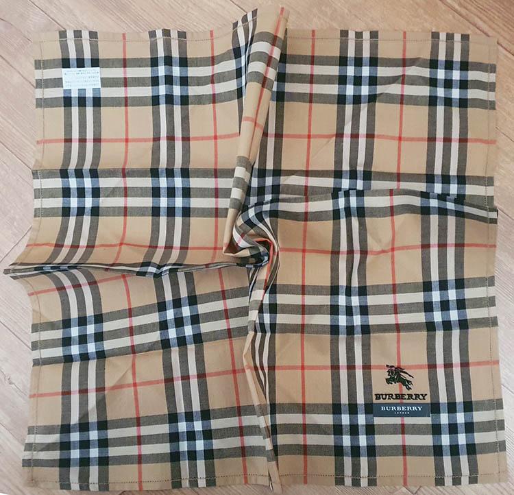 BURBERRY Classic Nova Check Petite Scarf Beige Cotton Unisex