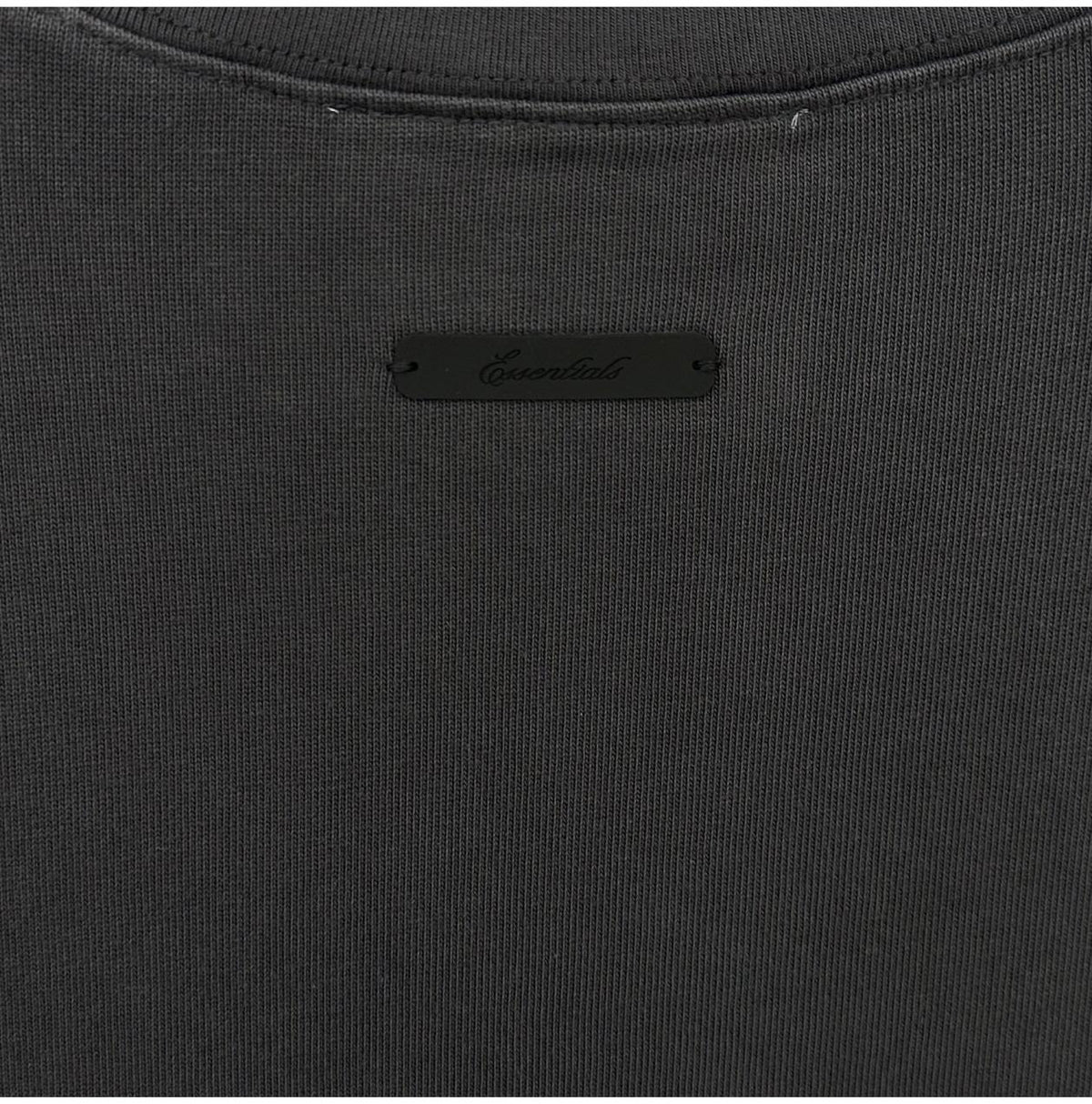 Fear of God Essentials Big Logo Vintage Black Short Sleeve T-Shirt 125SP262001F