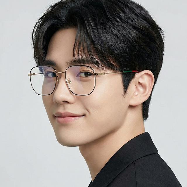 GUCCI Oversized Black Acetate Eyeglass Frames GG0396O 001 Unisex