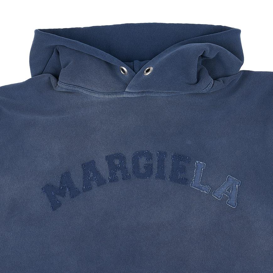 Maison Margiela Logo Vintage Cotton Cropped Hoodie for Women