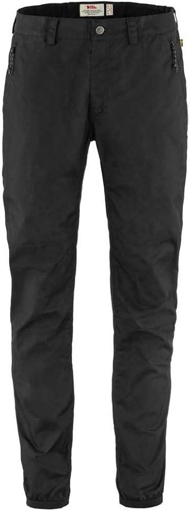 Fjallraven Straight Classic Pants for Men 86666 BLACK DOM