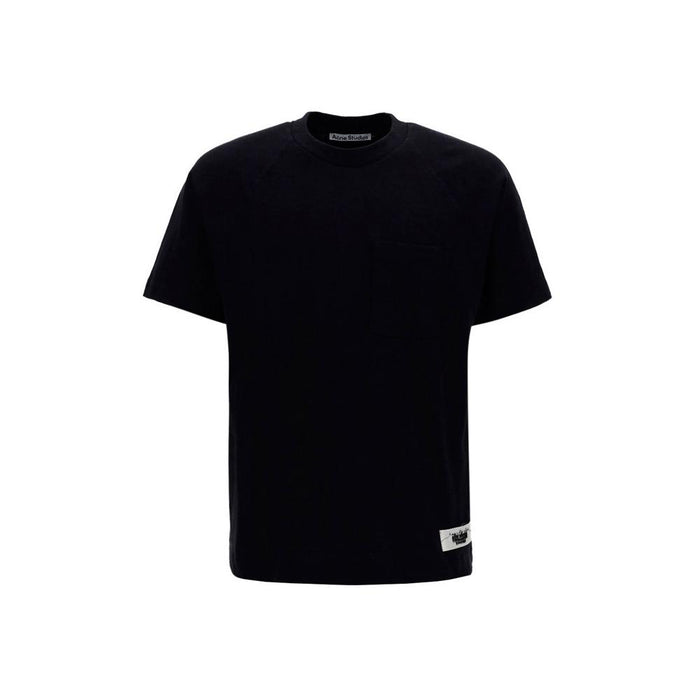Acne Studios Logo Label Patch Pocket T-Shirt Black