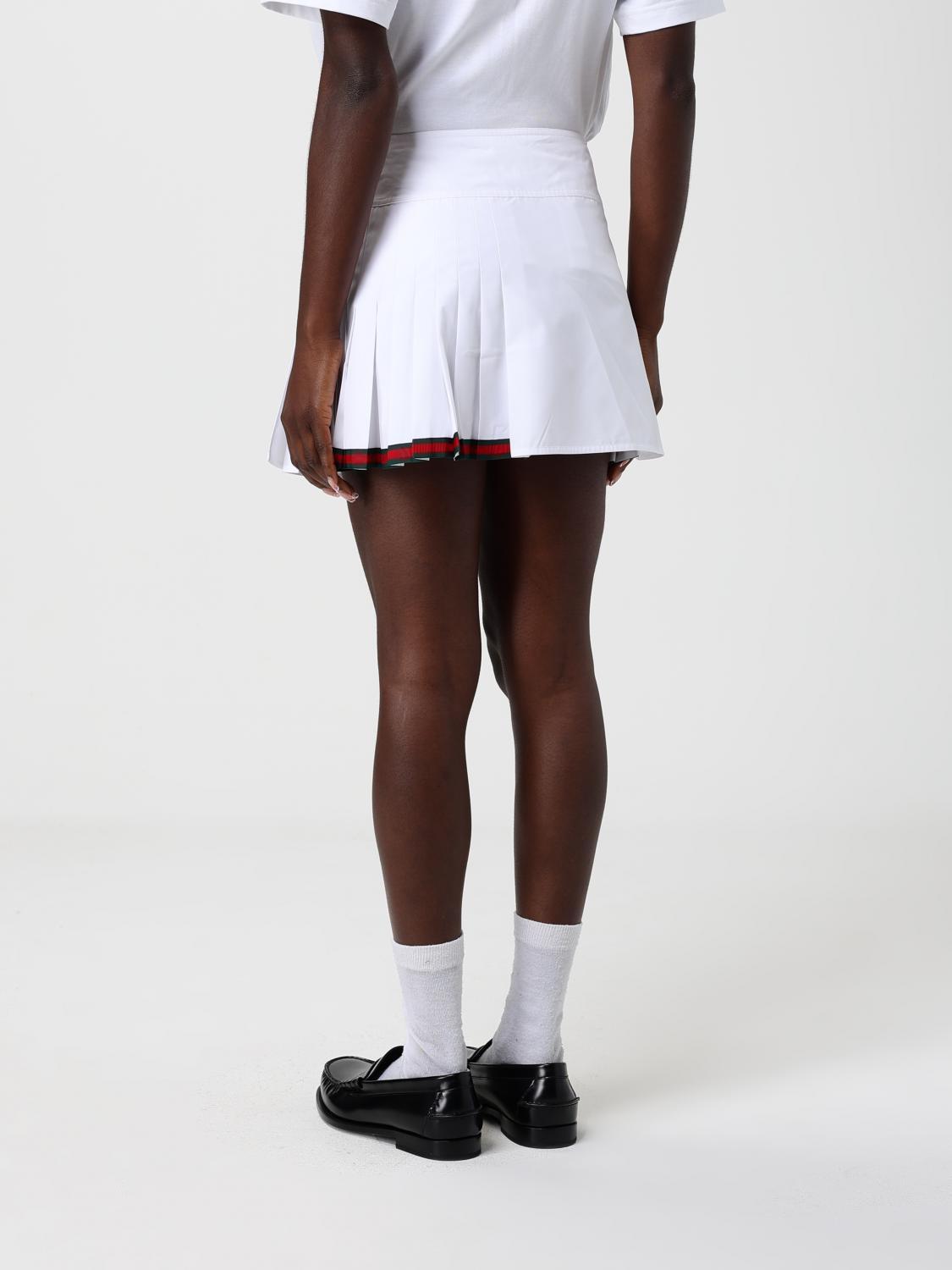 GUCCI Black Wool Mini Skirt