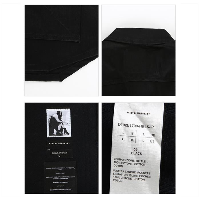 Rick Owens Darkshadow Shirt Jacket DL02B1799 HBLKJP 09