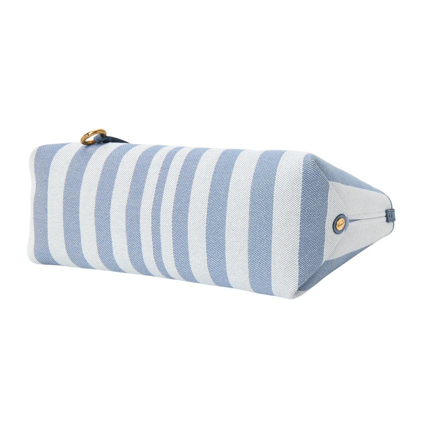 Chloe East-West Striped Tote Bag