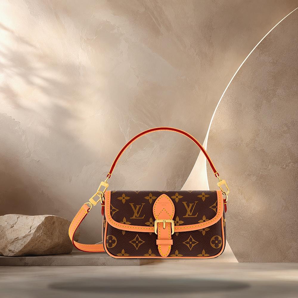 Louis Vuitton Monogram Coated Canvas Nano Diane Tote Bag