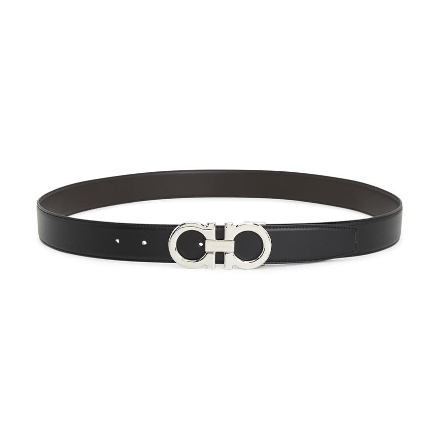Ferragamo Gancini Men’s Reversible Leather Belt Pre-Cut 67 9710 014 0686671