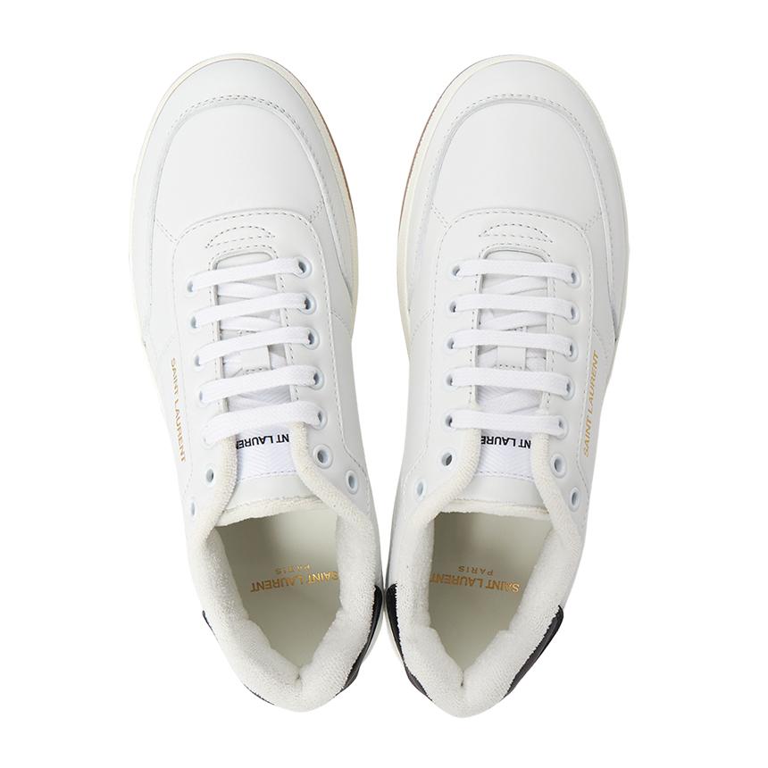 Saint Laurent SL61 Leather Low-Top Sneakers for Men 819476 00NI0 9061