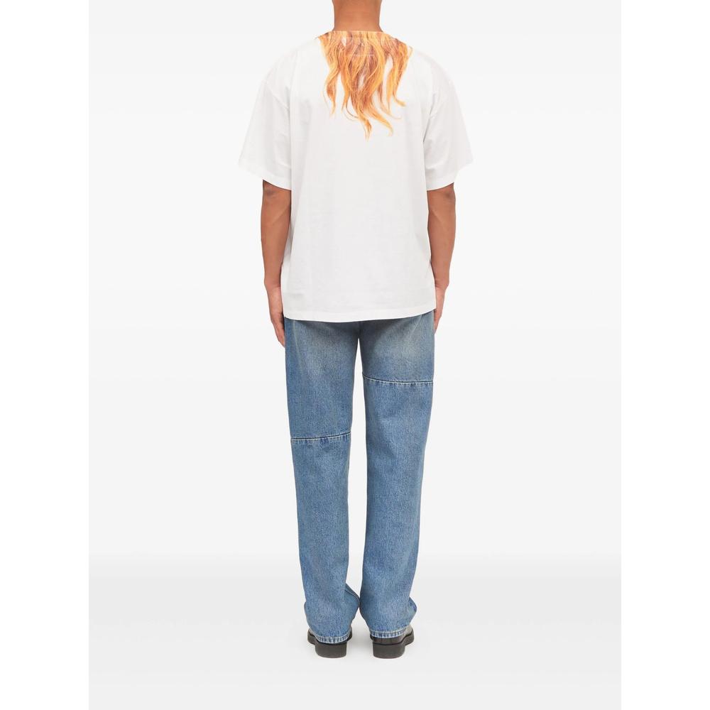 Maison Margiela White Short Sleeve Cotton T-Shirt Men