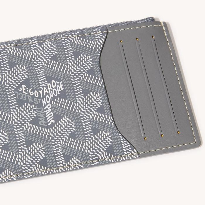 GOYARD Bourbon Zipper Card Holder Wallet BOURBOPMLTY51CL51P
