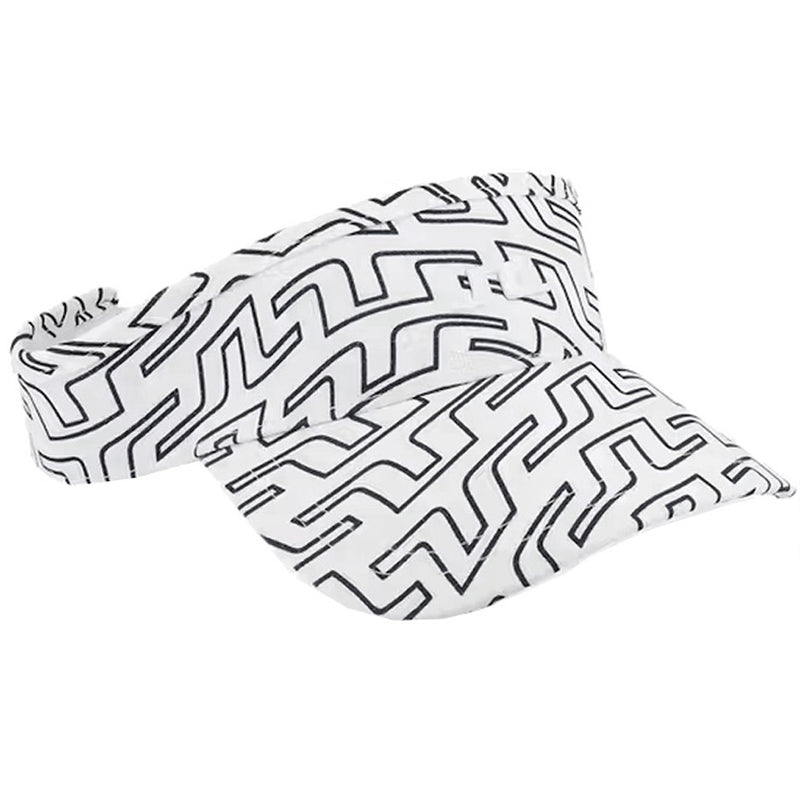 J LINDEBERG White Logo Patch Print Sun Visor