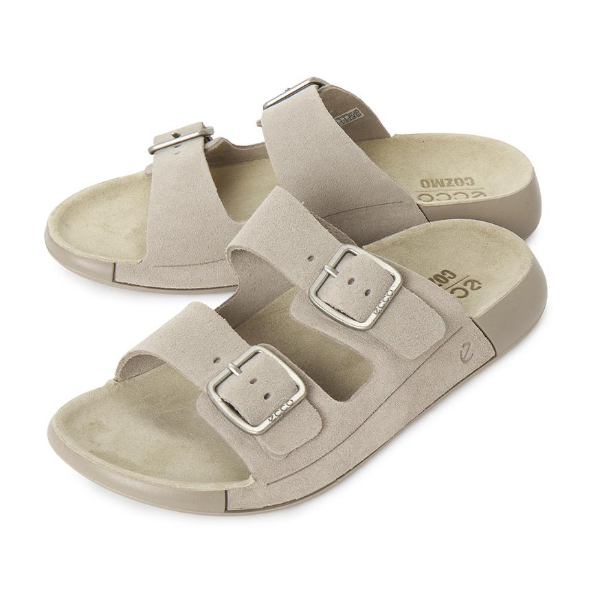 ecco Cosmo Women’s Slide Sandals Slippers Black Leather