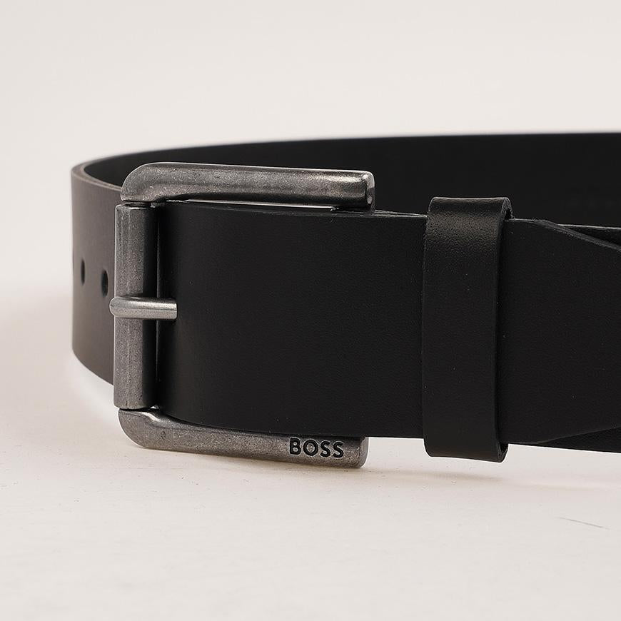 HUGO BOSS Men’s Logo Roller Buckle Belt 50491889 001