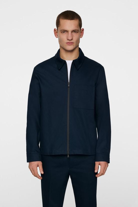 J LINDEBERG Long Sleeve Shirt Men FMTA129656855 JL NAVY DOM