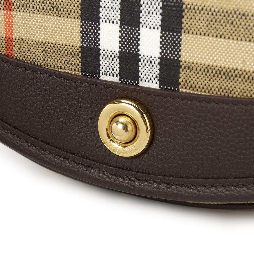 BURBERRY Highland Leather Crossbody Bag for Women