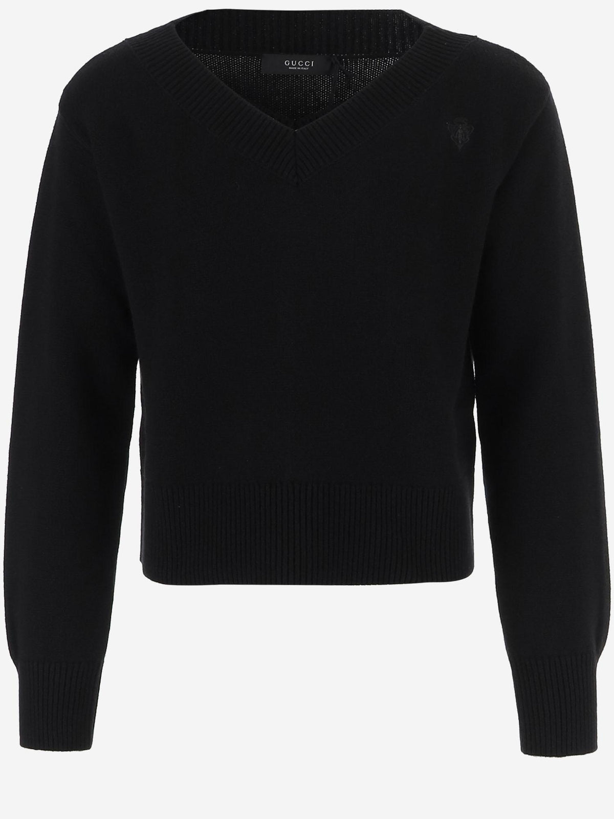 GUCCI V-Neck Knit Sweater Women’s Pullover