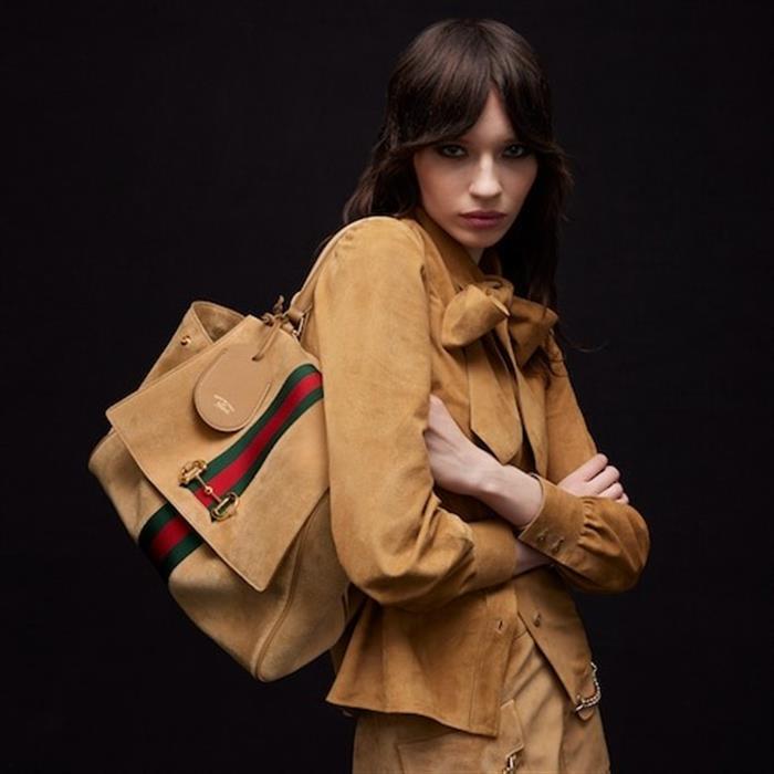 GUCCI Paparazzo Medium Top Handle Shoulder Bag