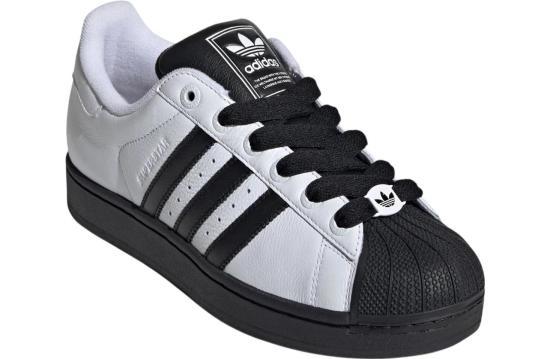 Adidas White Leather Low-Top Sneakers for Men