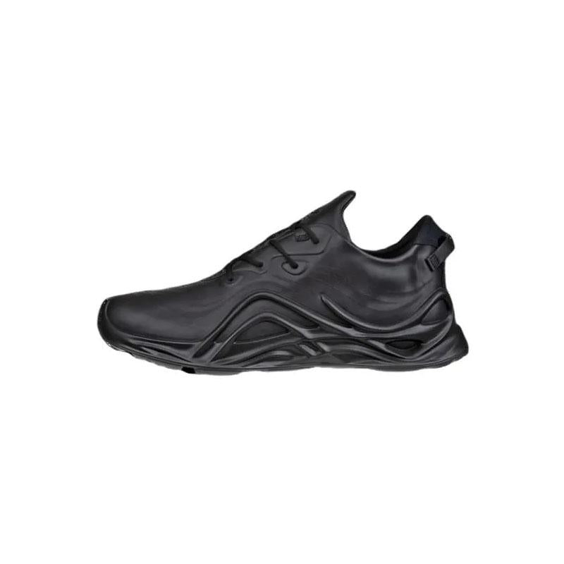 ecco Biom Infinity Black Leather Low-Top Sneakers for Men