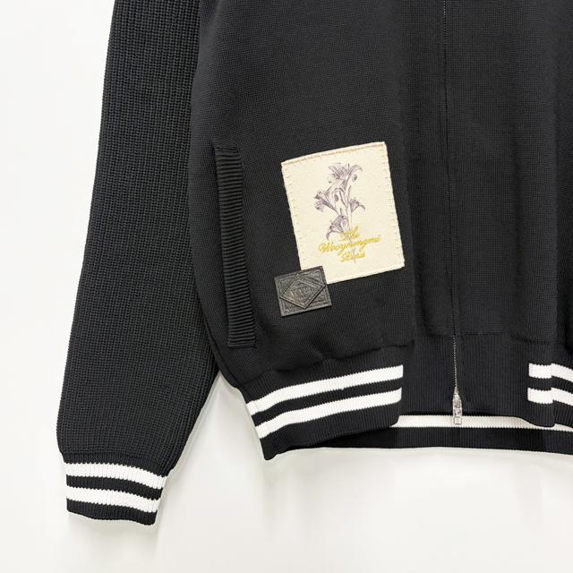 WOOYOUNGMI Logo Patch Zip-Up Cardigan Jacket for Men W261KN05 507B