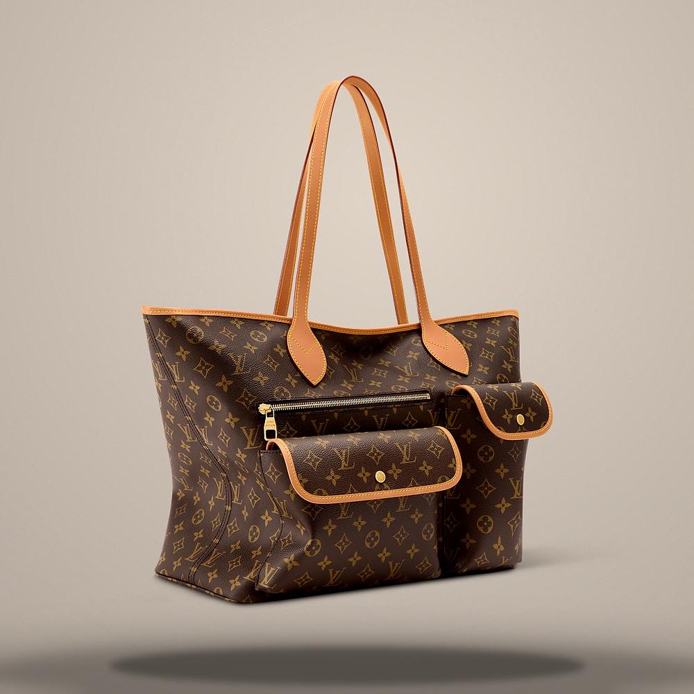 Louis Vuitton Monogram Coated Canvas Cargo Crossbody Bag M2A617