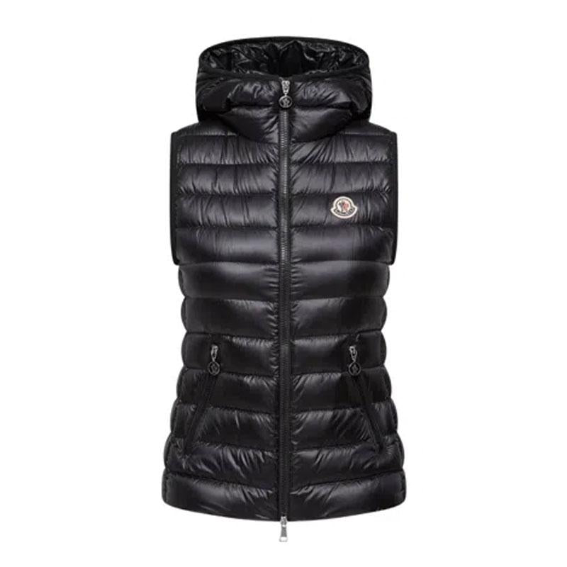 Moncler Glicosé Hooded Down Vest Black 1A00098 597YG 999