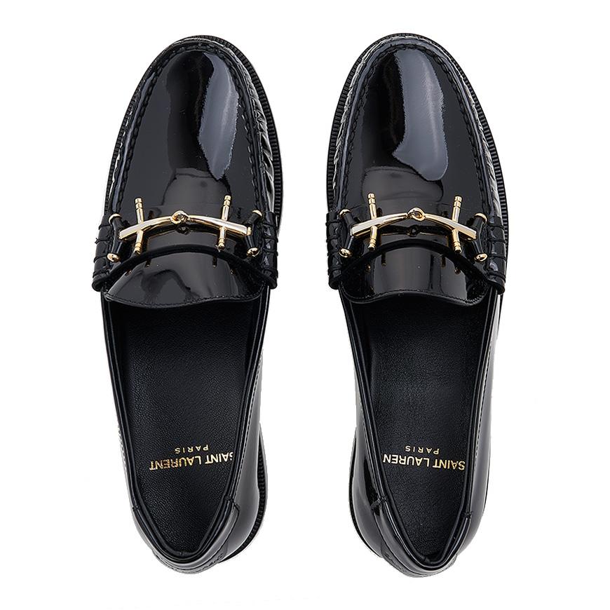 Saint Laurent Women’s Patent Leather Loafers 743774 AAB3B 1000 1