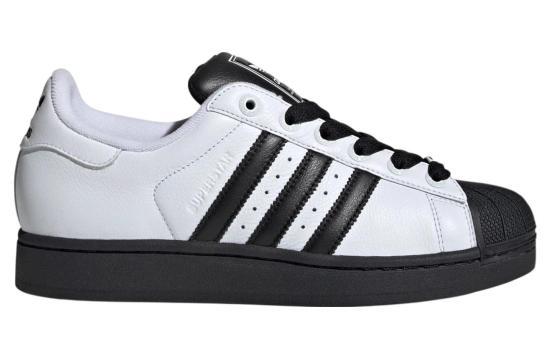 Adidas White Leather Low-Top Sneakers for Men
