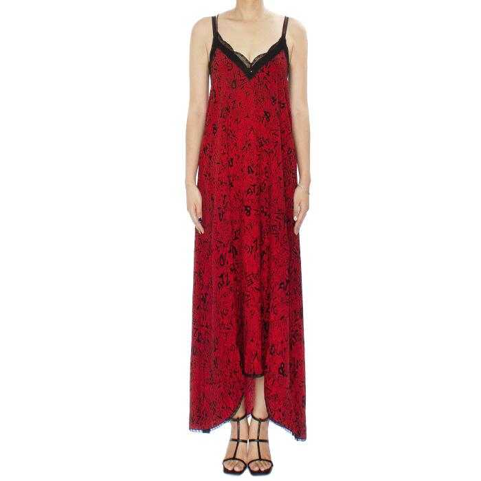 Zadig&Voltaire Crimson RISTY Long Dress Women’s Set