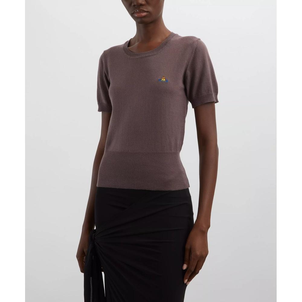 Vivienne Westwood Bea Women’s Short-Sleeve Knit Sweater D408