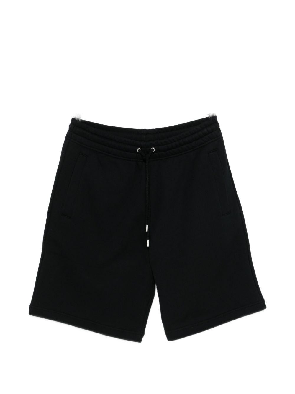 Maison Kitsune Cotton Drawstring Shorts Men Black