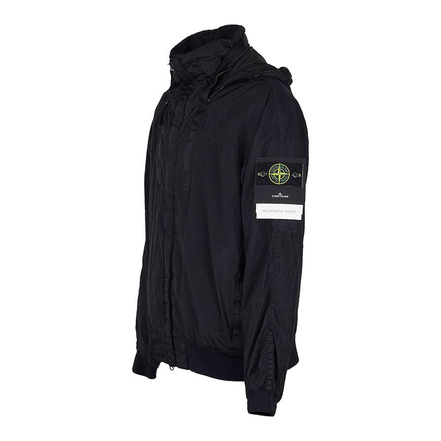 STONE ISLAND Men’s Windproof Stand Collar Jacket Black