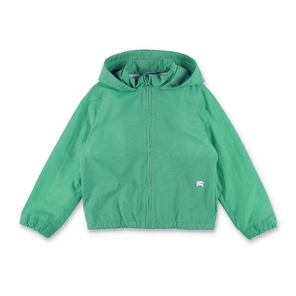 BURBERRY Pixel Embroidered Hooded Jacket for Women Kids 24SS