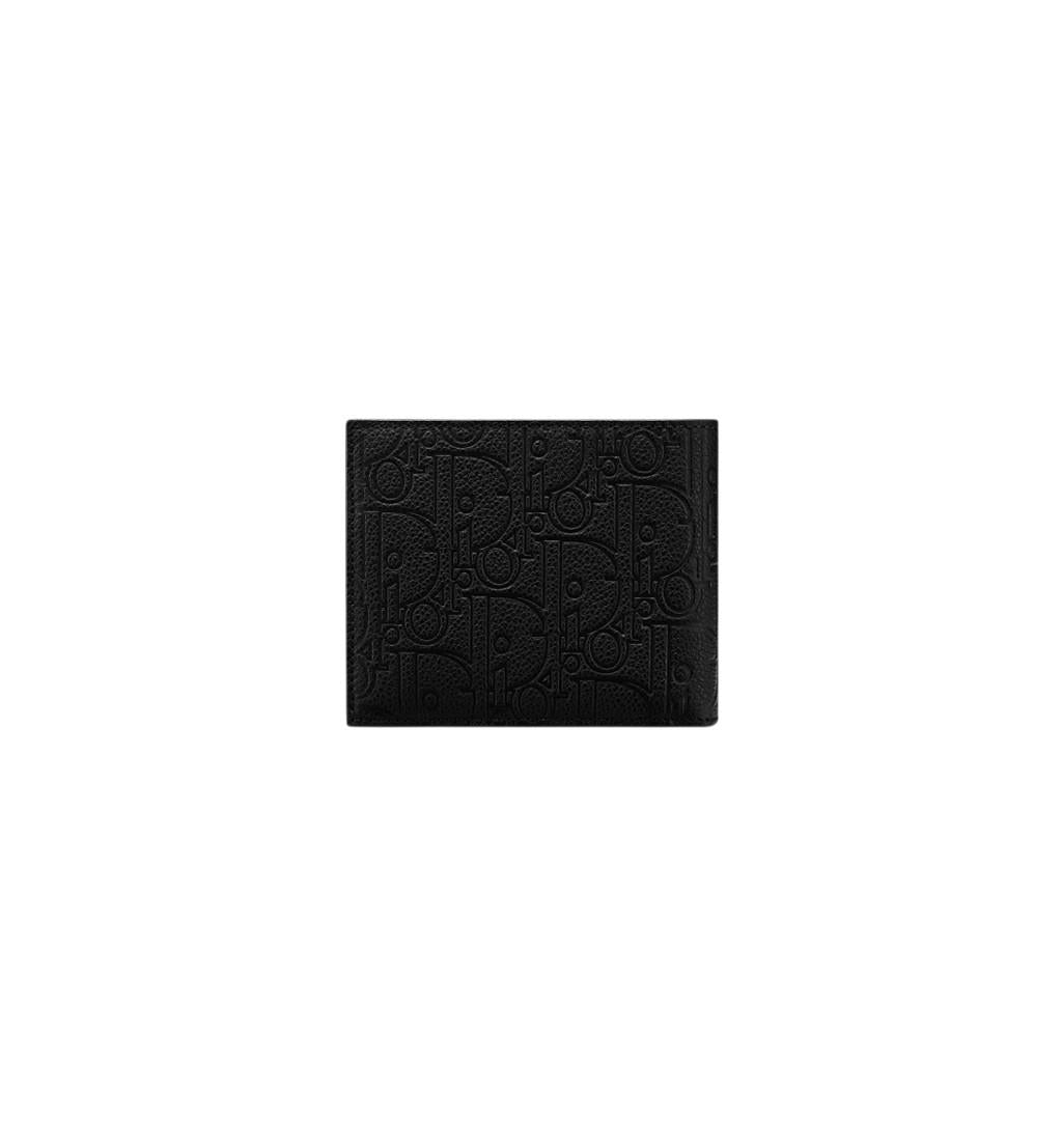 DIOR Black Dior Gravity Leather Bifold Wallet