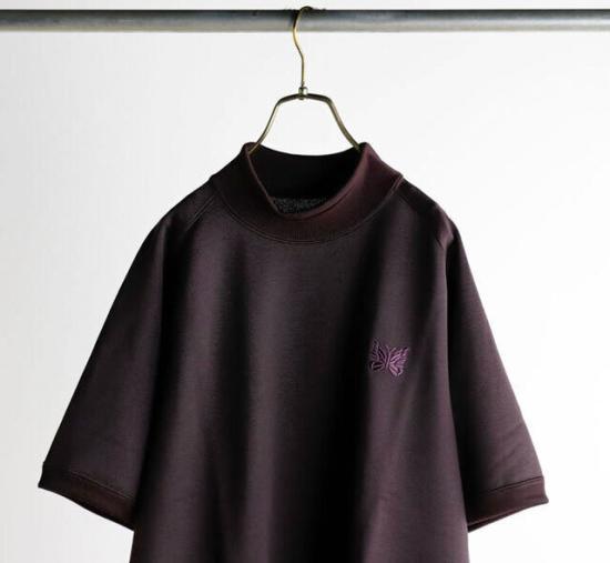 NEEDLES Cotton Polo Shirt for Men QV339 DKPURPLE DOM