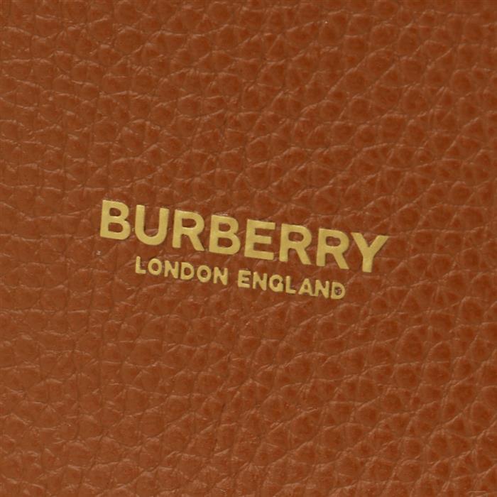 BURBERRY Double-Faced Inner Check Bucket Shoulder Bag