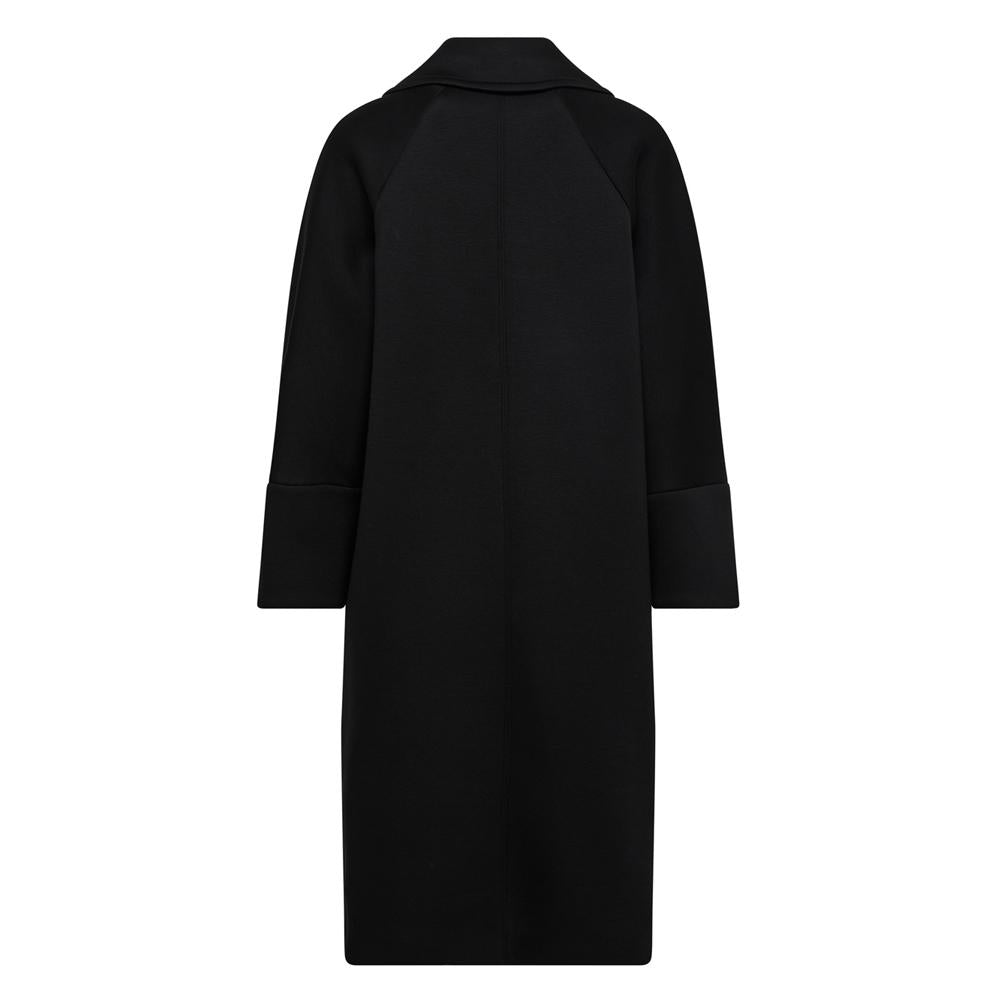 Max Mara ZURCA Neoprene Black Coat 2399010131 002