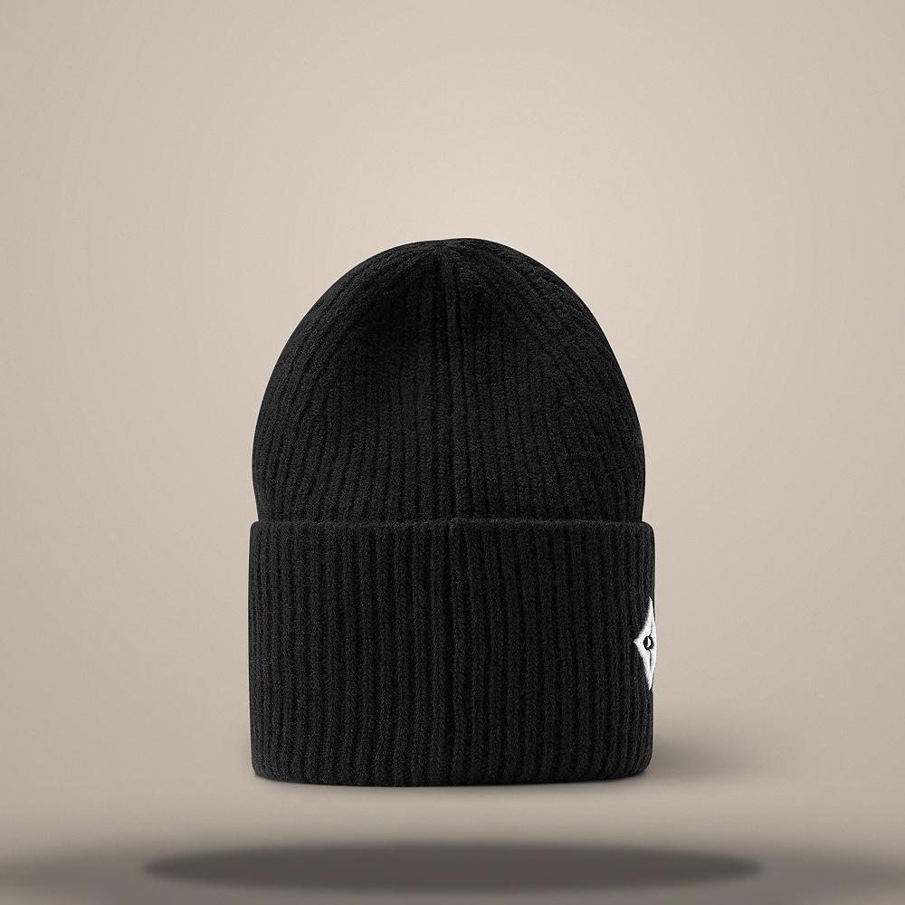Louis Vuitton LV Headline Beanie Black Wool Knit Hat