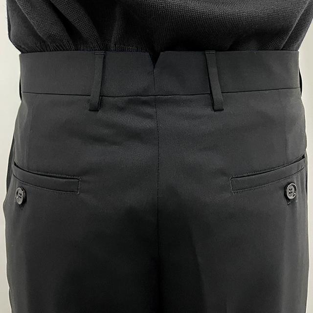 AMI Straight Tailored Wool Pants Unisex HTR013 WV0044 001