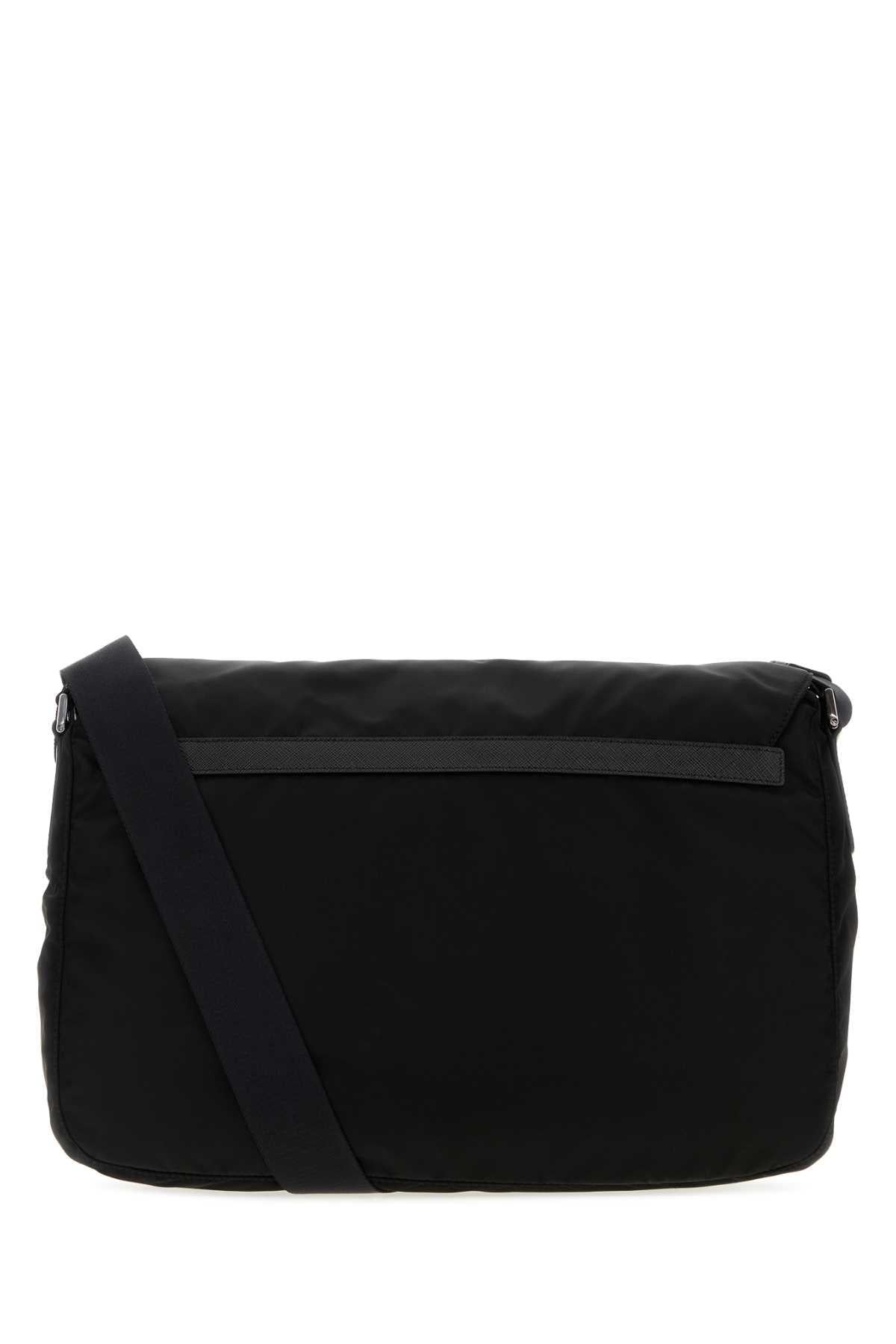 PRADA Black Leather Crossbody Bag