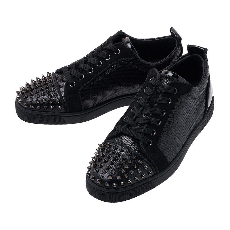 Christian Louboutin Louis Junior Spike Low-Top Sneakers