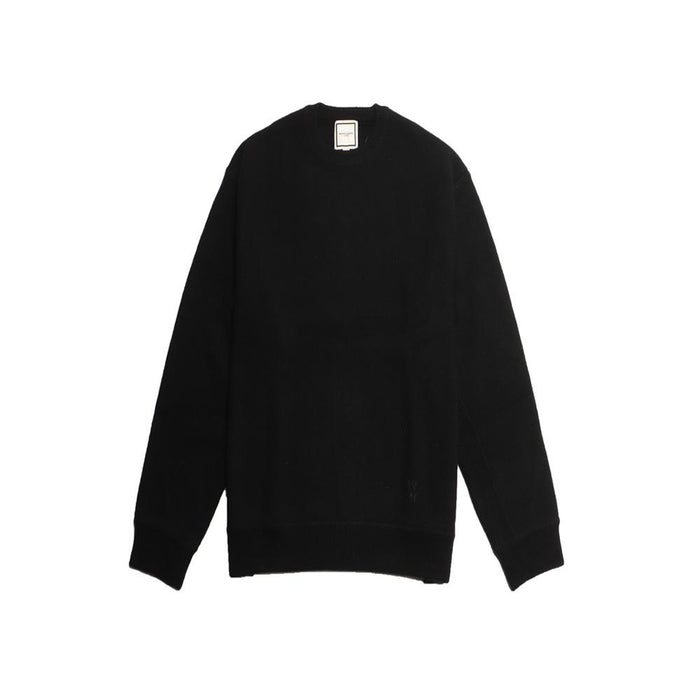 WOOYOUNGMI Black Wool Crewneck Knit Sweater Men