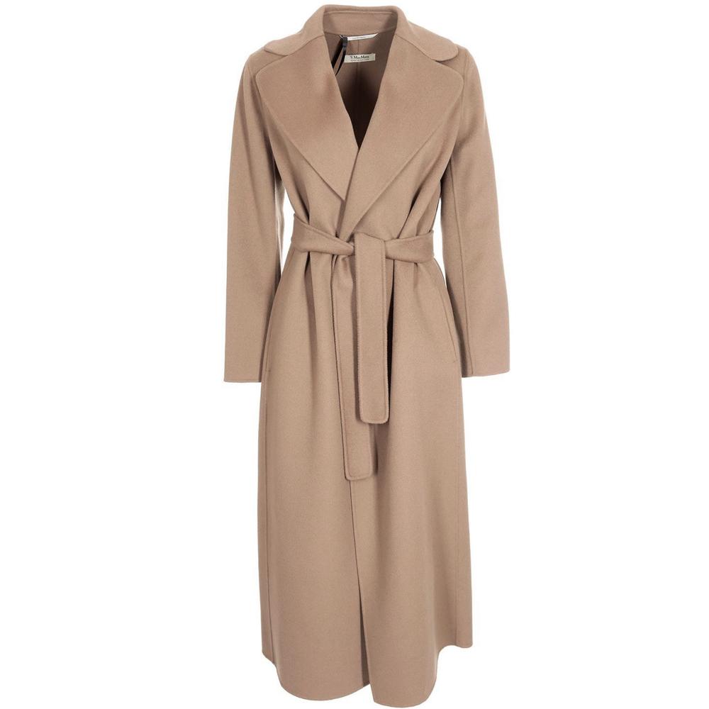 Max Mara Golden Sand Long Wool Coat 2429016043 007