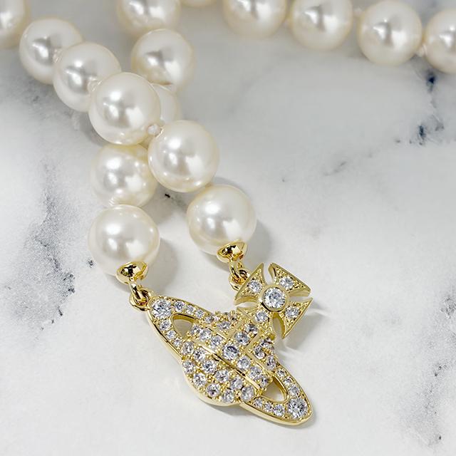 Vivienne Westwood Graziella Pearl Choker Necklace