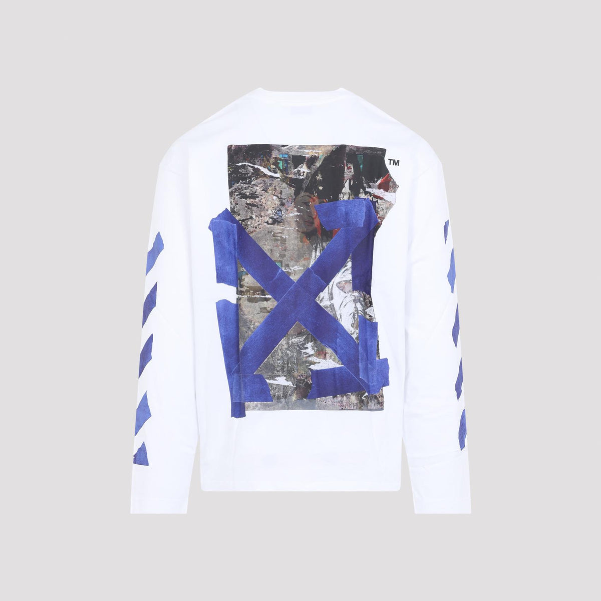 OFF WHITE Black Long Sleeve T-Shirt Men’s Cotton