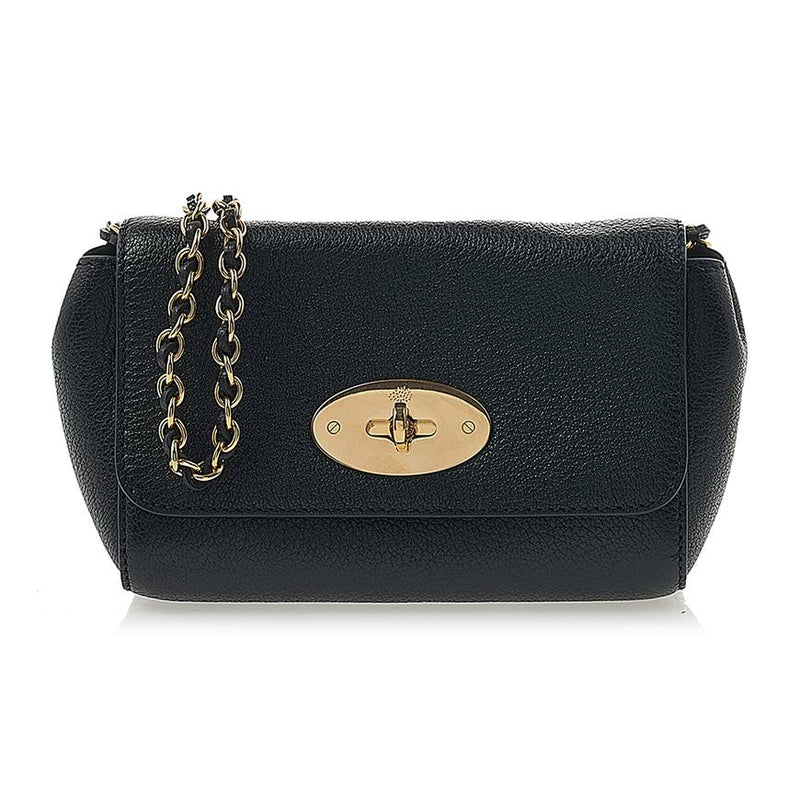 Mulberry Mini Lily Shoulder Bag Black Leather