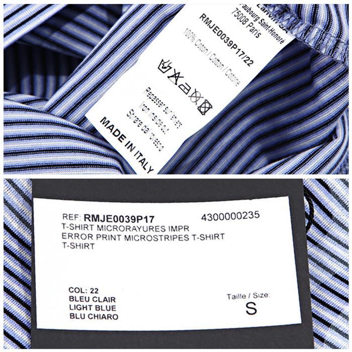Lanvin Stripe Crewneck T-Shirt RMJE0039P17 22