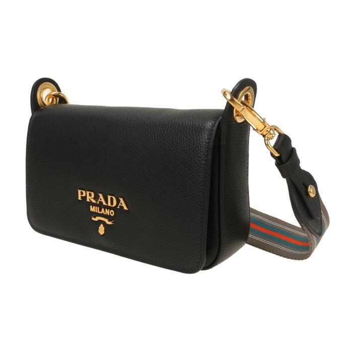 PRADA Vitello Phoenix Leather Shoulder Bag 1BD352 2E8K F0002 V NOO