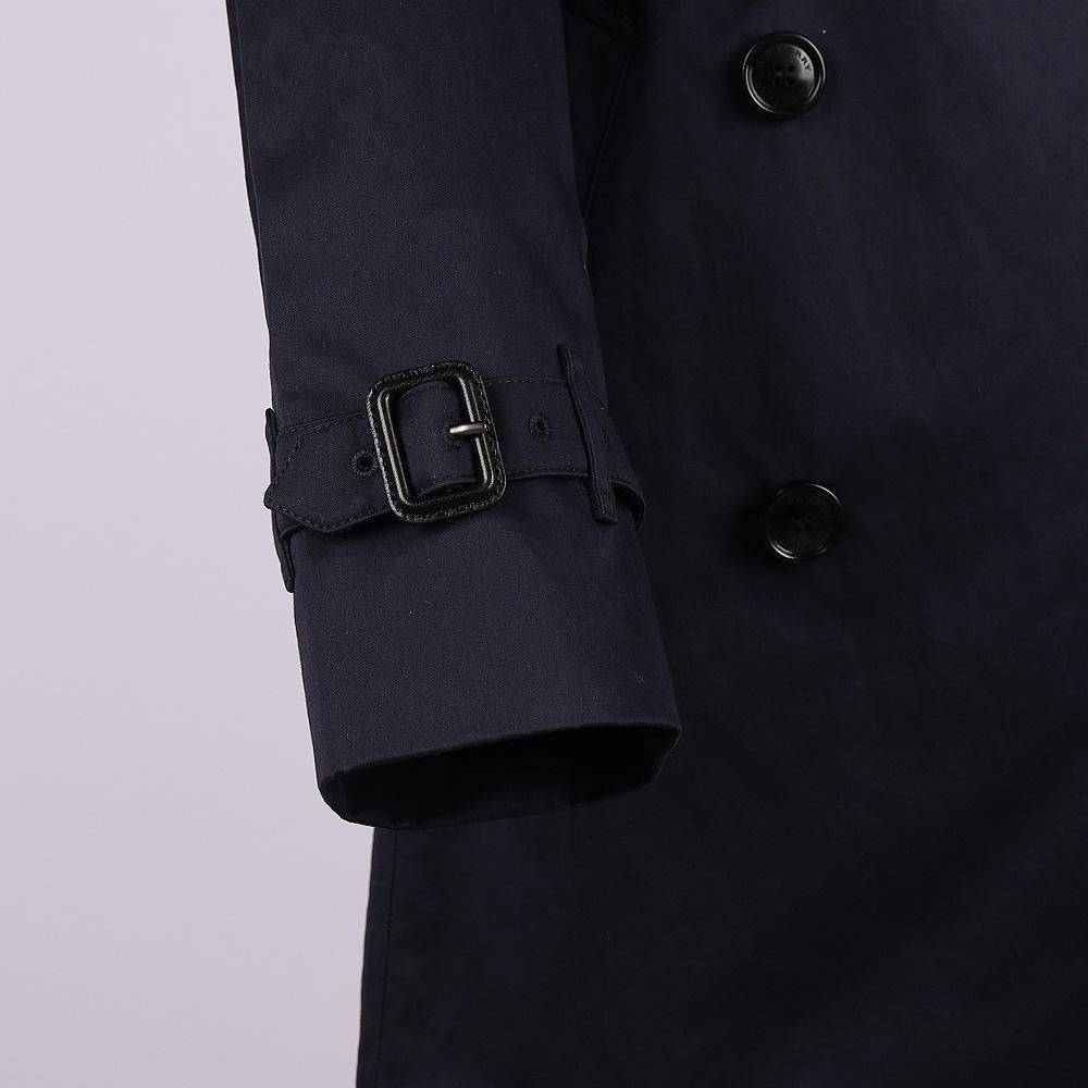 BURBERRY Navy Harborne Women’s Trench Coat 80192541